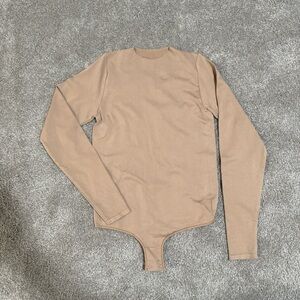 SKIMS Nude Sienna Long Sleeve Bodysuit